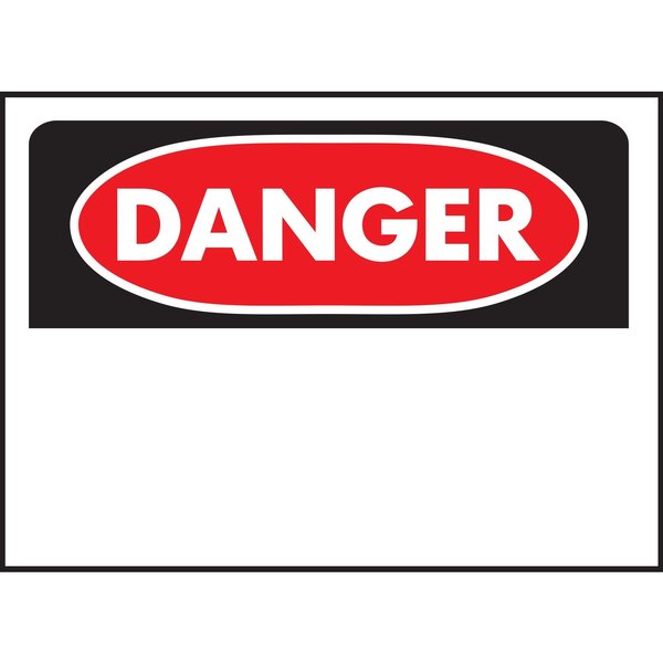 Hy-Ko Danger (Blank) Sign 10" x 14", 5PK A00016
